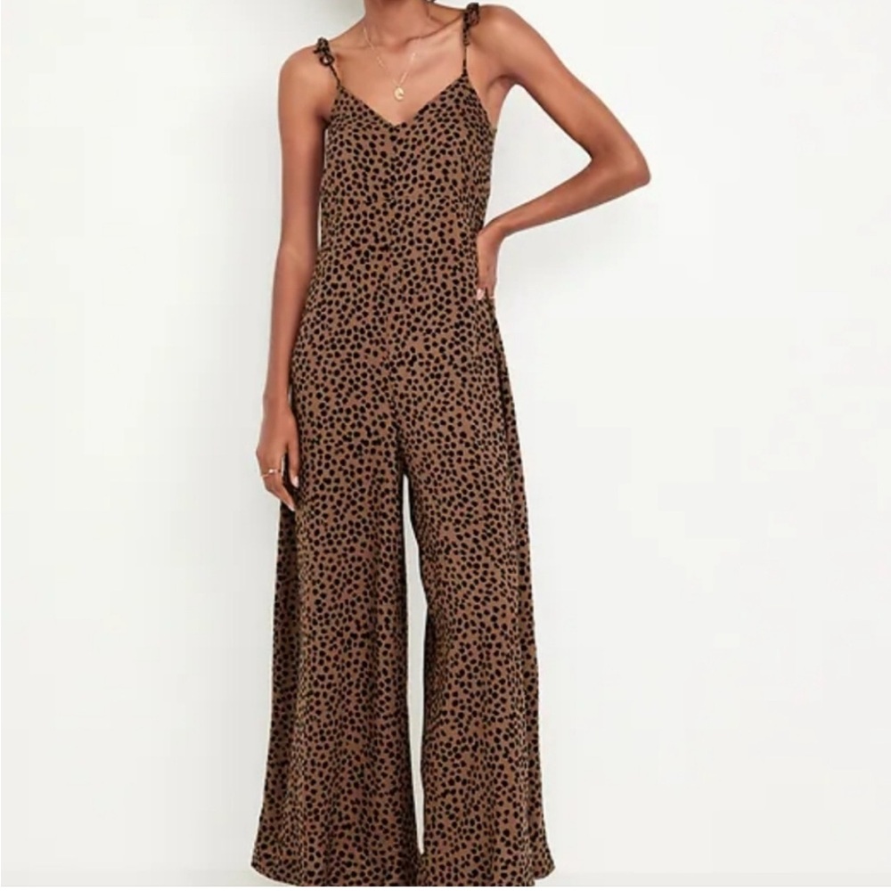 Old Navy Leopard Jumpsuit